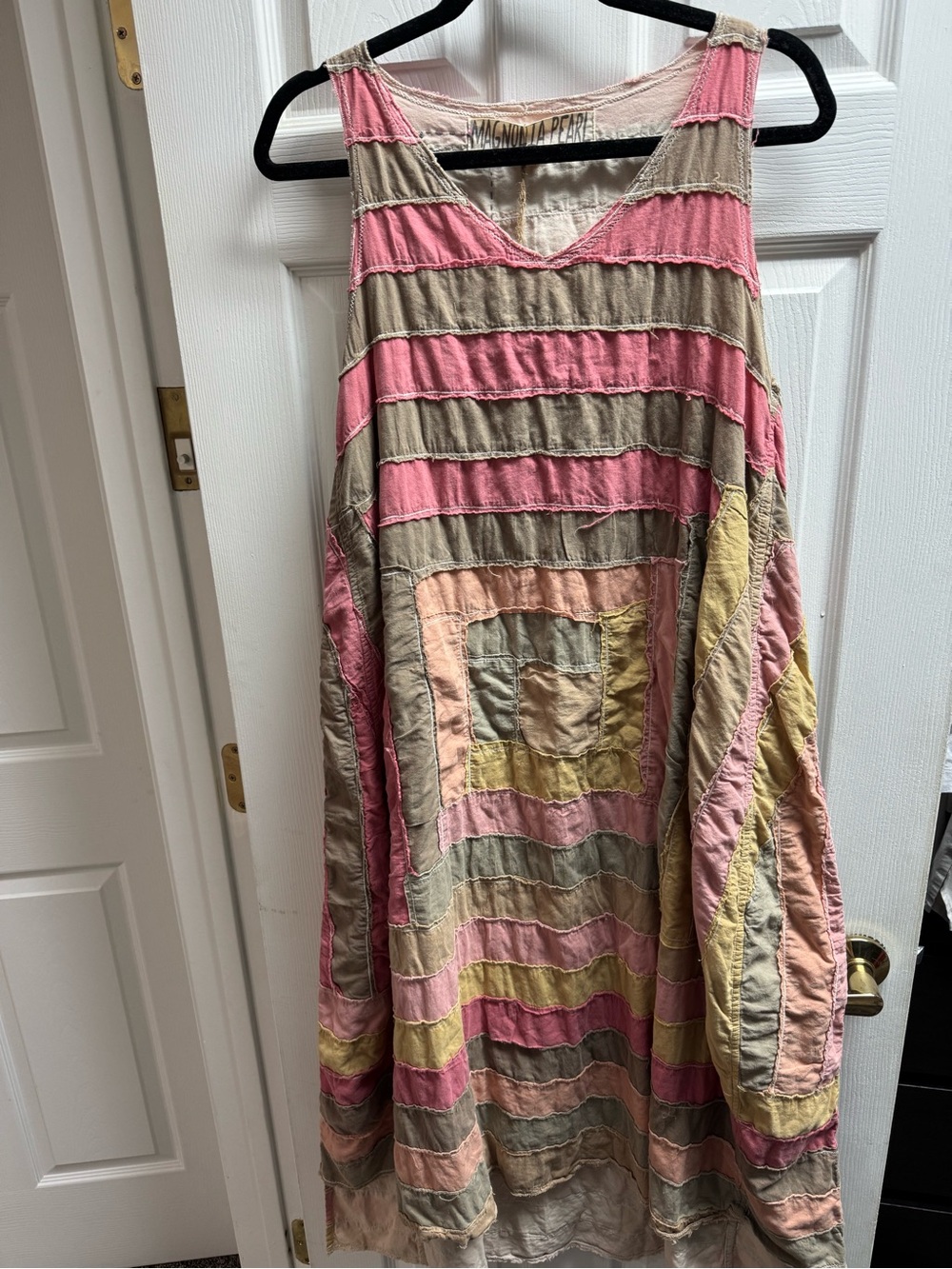 NWT MAGNOLIA PEARL COTTON QUILTWORK LAYLA TANK DRESS ONE SZ